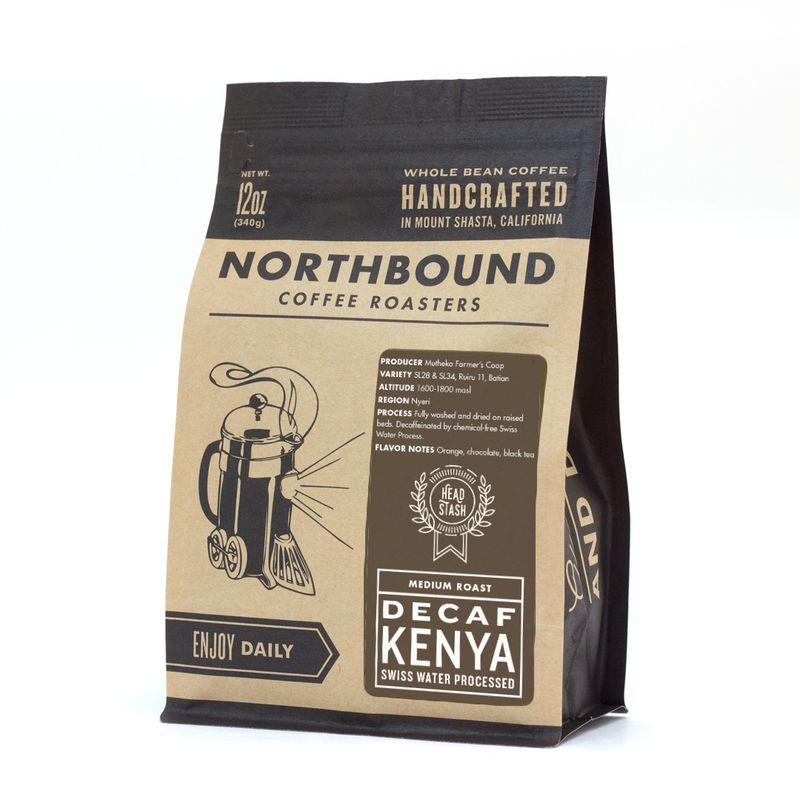 Headstash Decaf Kenya Swiss Water Process Nyeri County Mutheka and Othaya Cooperatives  (Next Roast: 2/10/26)