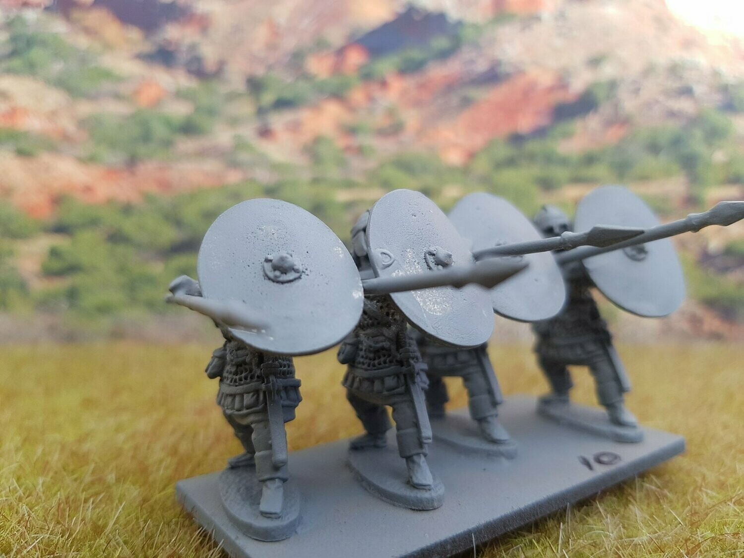 BYZ10 Infantry with shield held high, ON SALE!