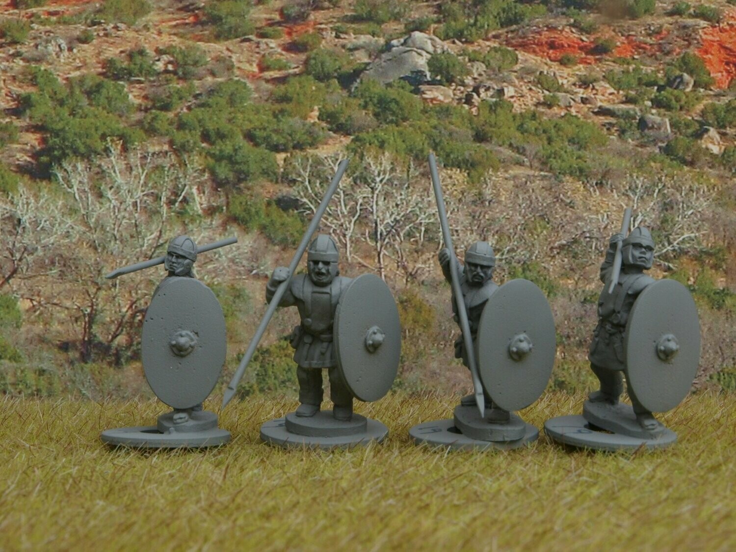 BYZ19 Unarmoured spearmen in helmets 2