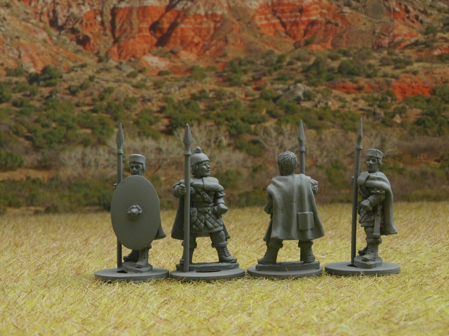 BYZ24 Medium spearmen standing hand low
