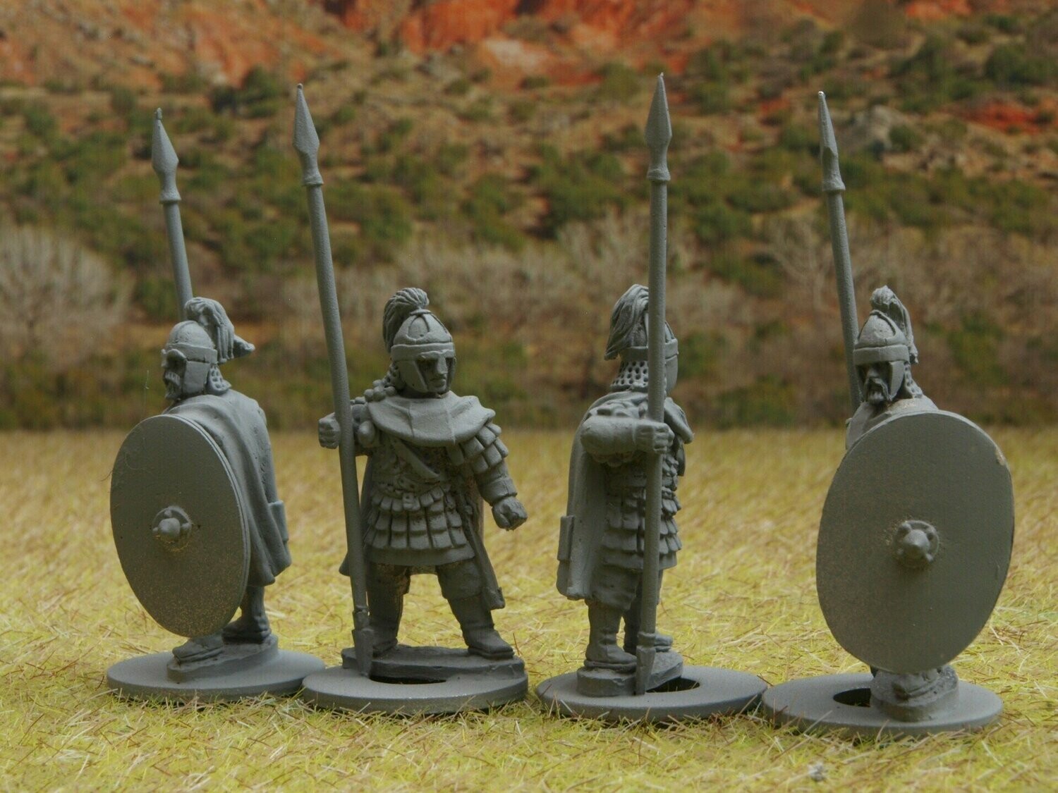 BYZ27 Standing infantry in heavy armours