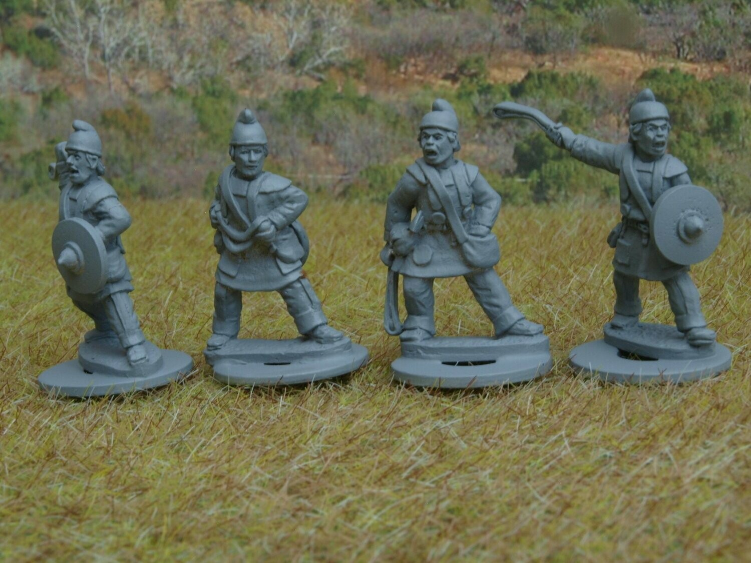 BYZ32 slingers in Phygrian shaped caps