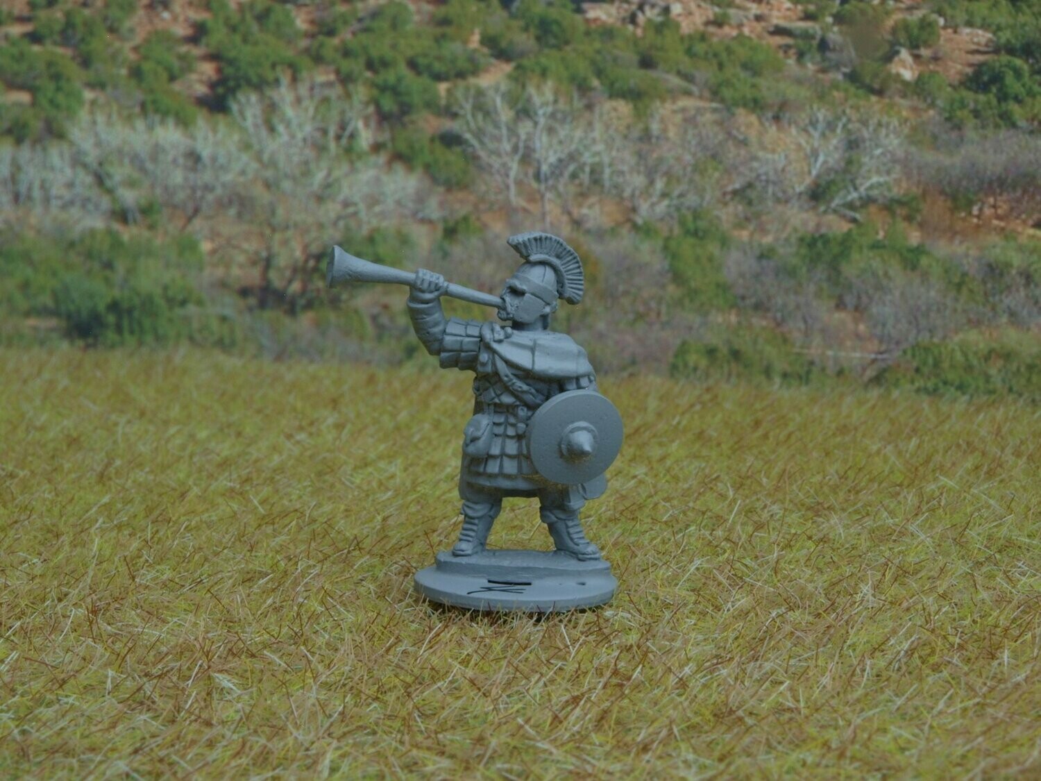 BYZ M4 Single figure command unit with horn.