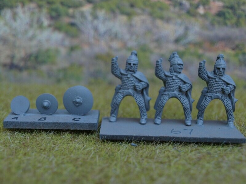 BYZ67 Byzantine cavalry (Boukellaroi?) in cloaks 2