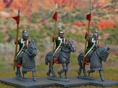 BYZ61 Byzantine Lancer in dustcoats no bows BYZ61 Byzantine Lancer in dustcoats no bows