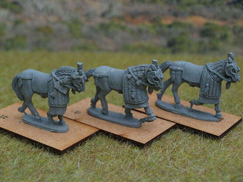 H4 horses with padded armour