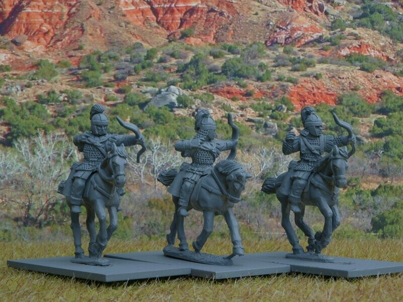 BYZ70 Early Byzantine Armoured Horse archers in mail