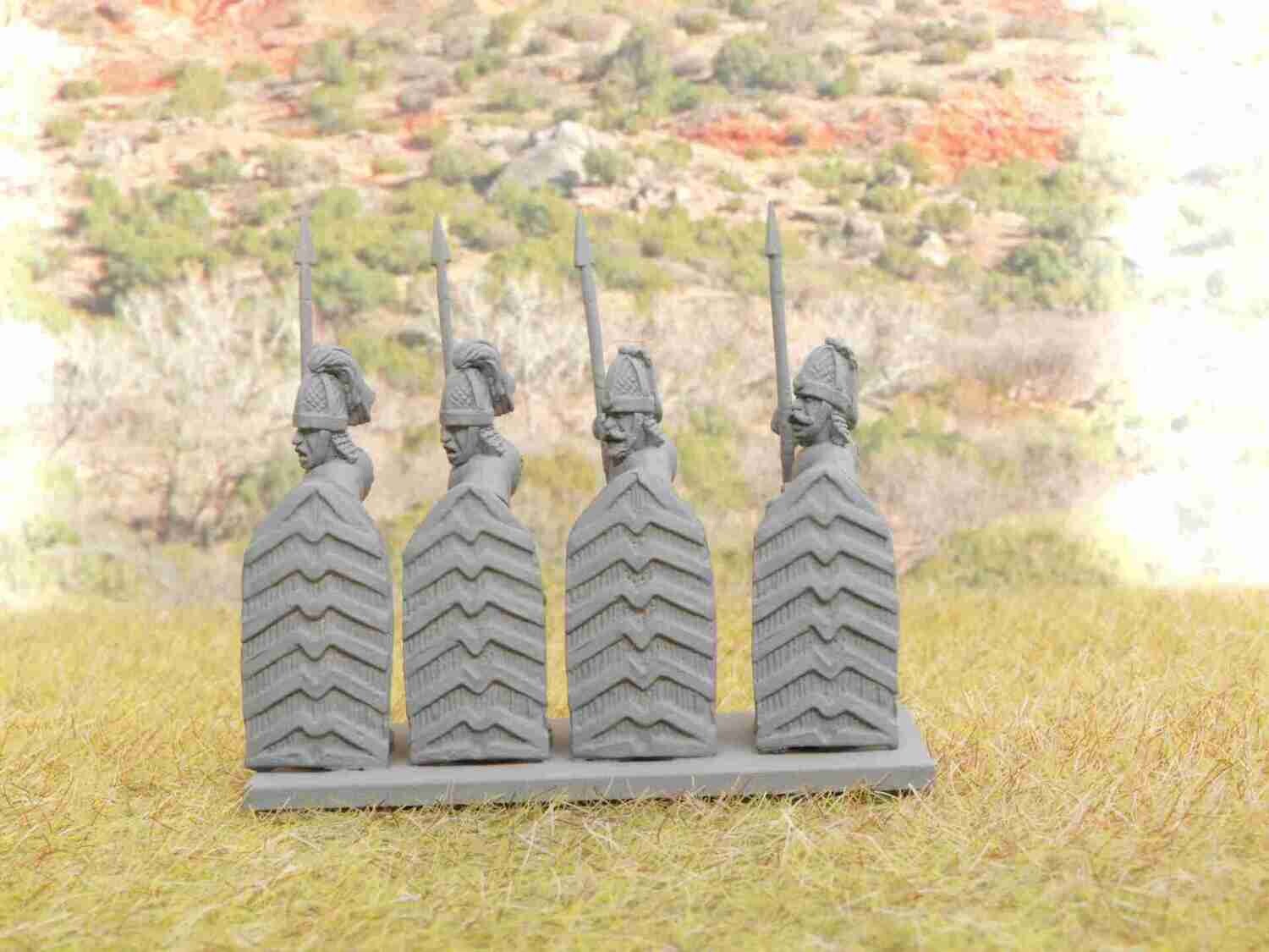 SASS33 Standing armoured sassanid infantry