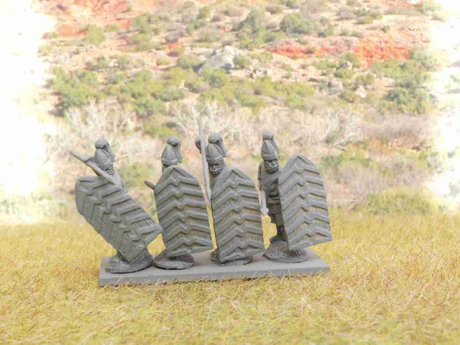SASS34 advancing Armoured Sassanid Infantry