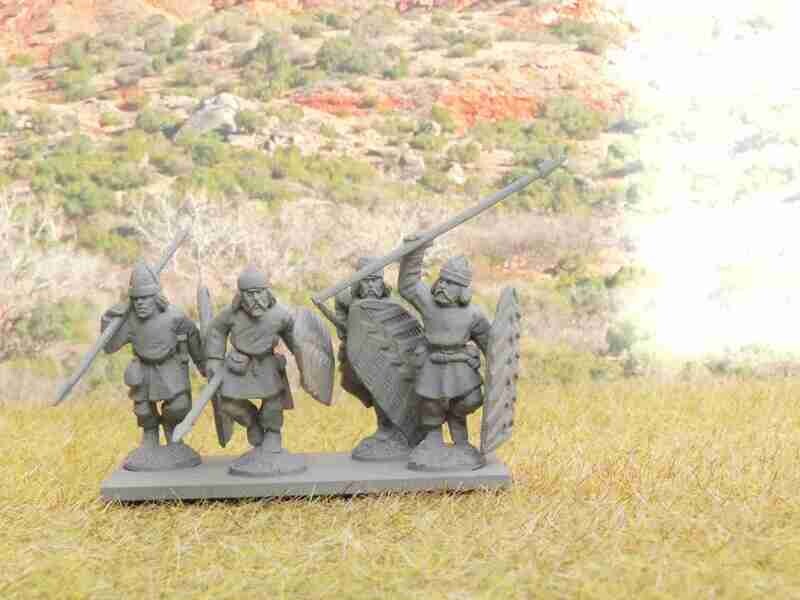 SASS36 Advancing Unarmoured Sassanid Infantry