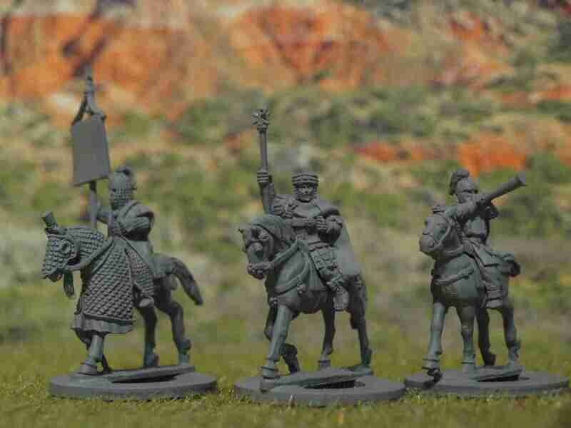 BYZ77 Mounted Emperor and staff