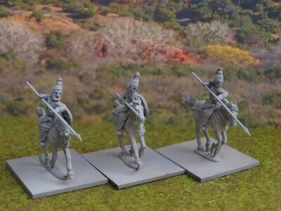 LOM02 Lombards with weapon lowered(riders only)