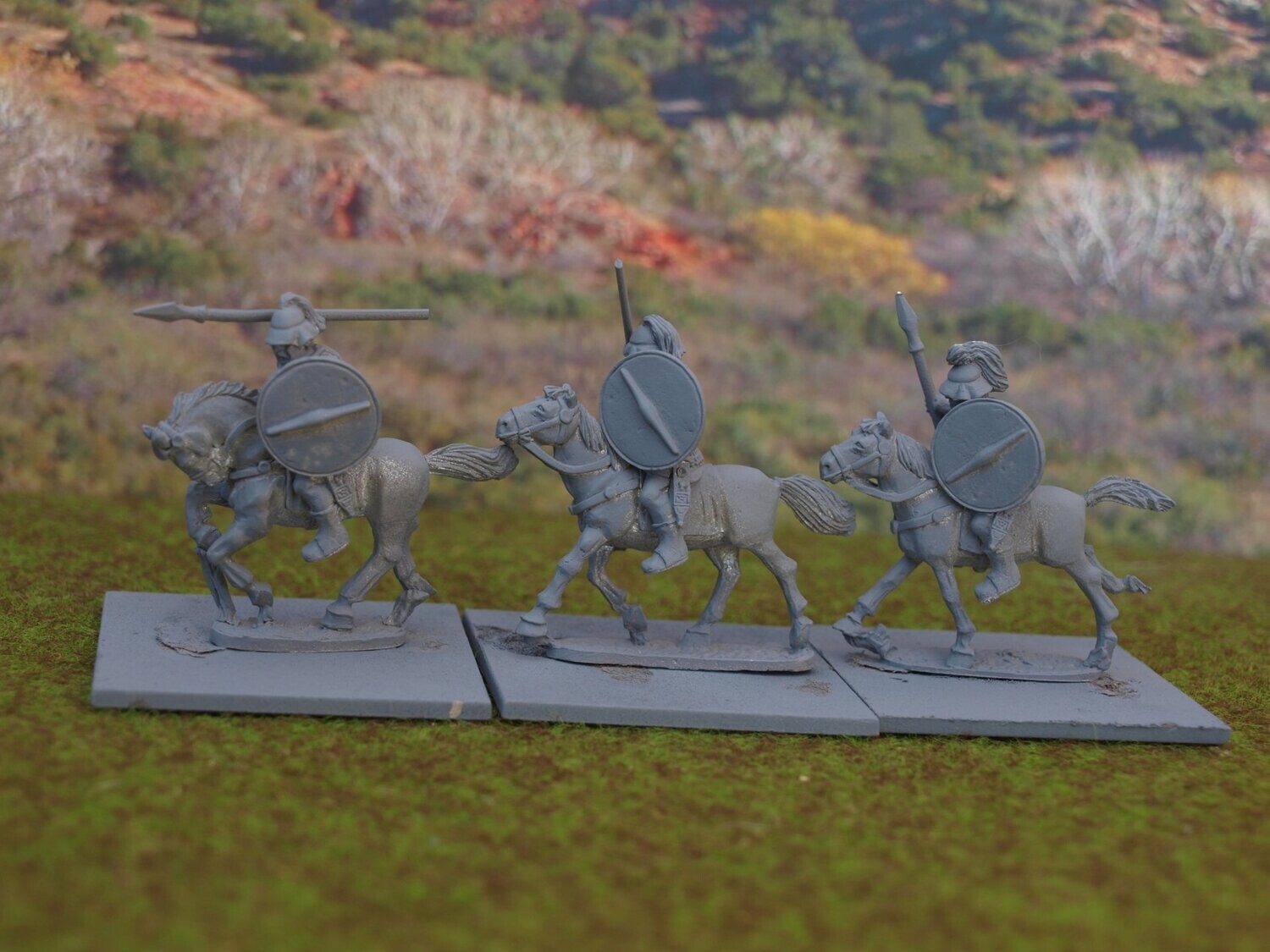 RR31 republican Cavalry in mail with spears, Boethian Helmets