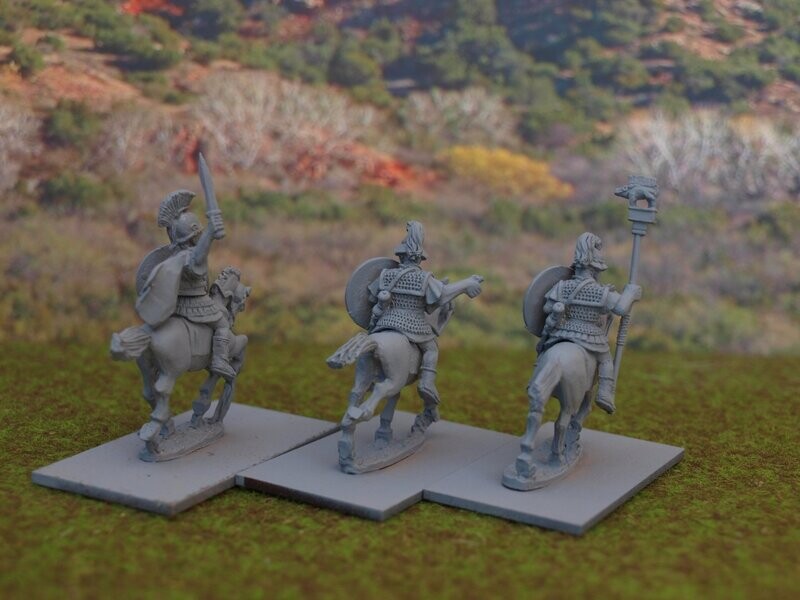RR33 republican Cavalry Command in mail , Boethian Helmets
