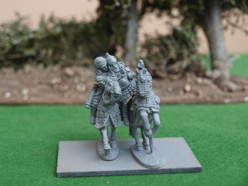 SASS40 Firusabad Sassanid knight and Parthian Noble