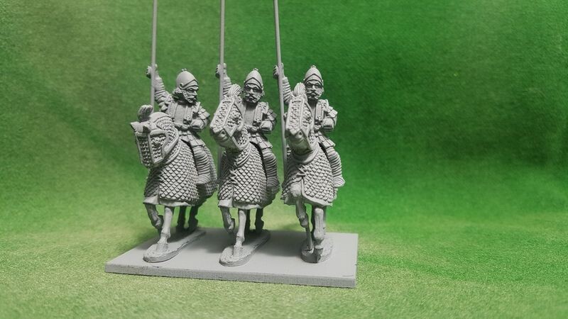 HC11 Line cataphracts lance raised 1