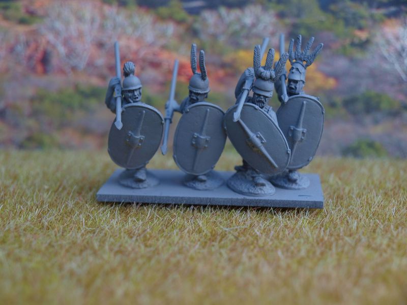 ETR01 advancing  infantry in mail armour