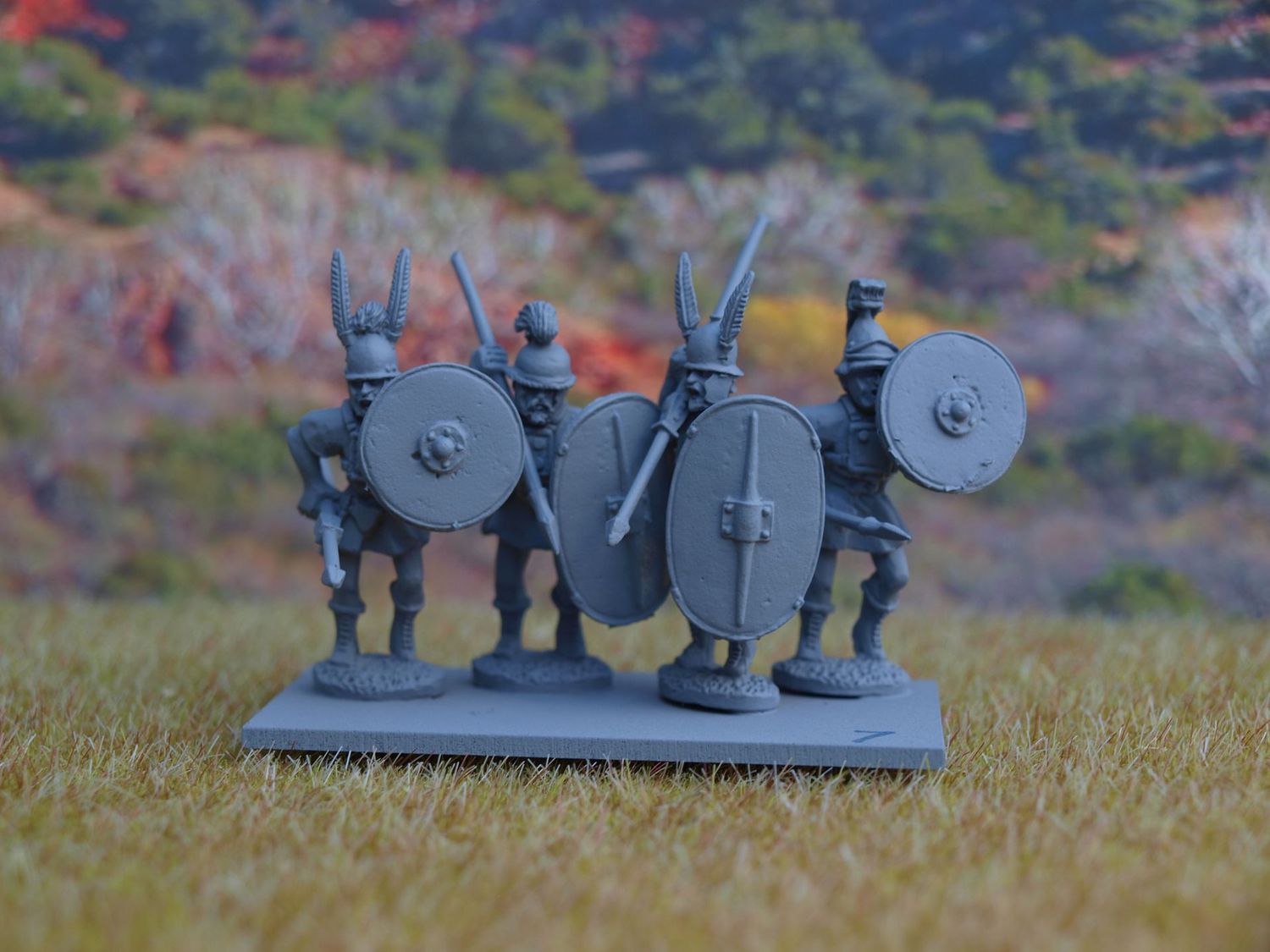 ETR07 Advancing  infantry in pectoral armour