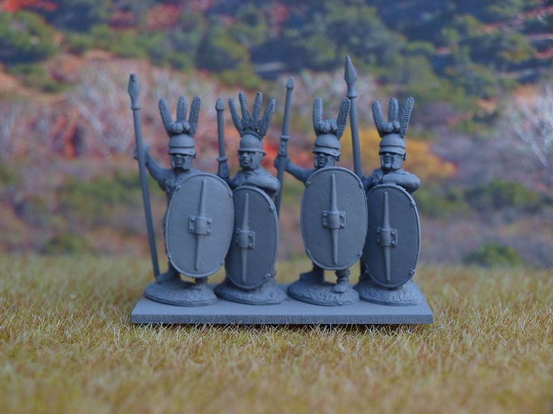 ETR05 Standing  infantry in Lamellar armour