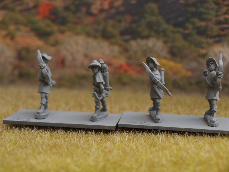 SK02 Archers in hats