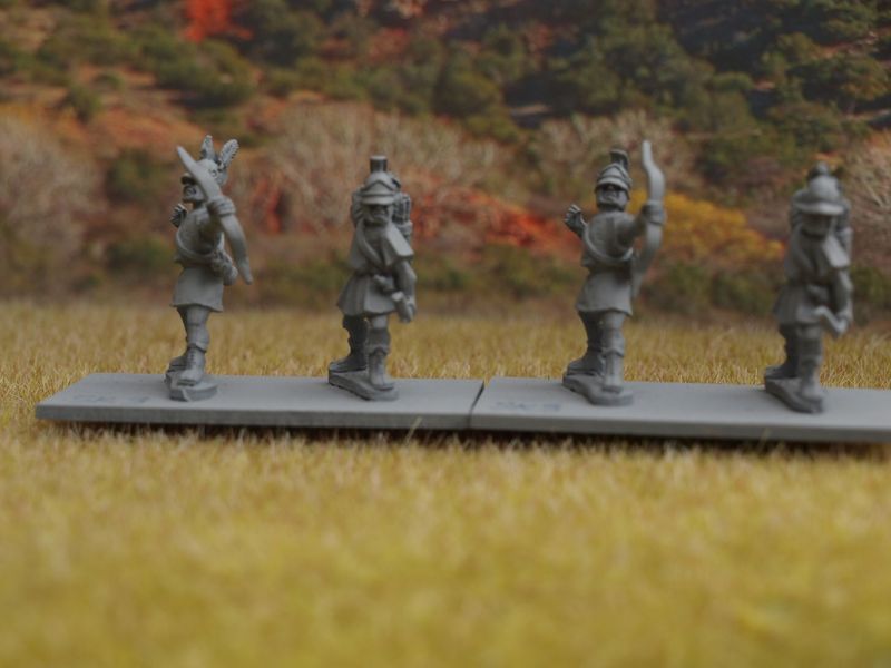 SK03 Archers in helmets