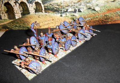 UD103 Early Byzantine Shield Wall, 16 figures