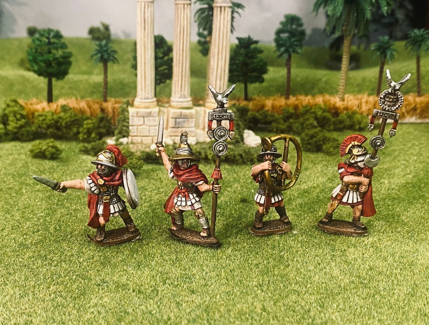 CS30 Legionary command with Greek helmets