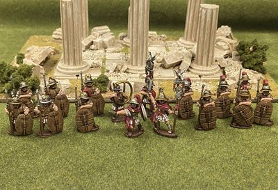 CS UD2 16 Figure Caesarian Legionary Unit with Greek Helmets and Pilum CS UD2 16 Figure Caesarian Legionary Unit with Greek Helmets and Pilum
