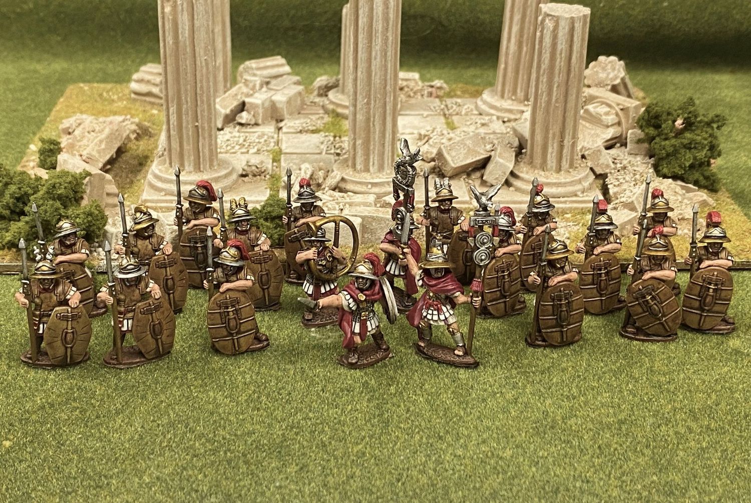 CS UD3 20 figure Caesarian Legionary unit with Greek Helmets and Pilum