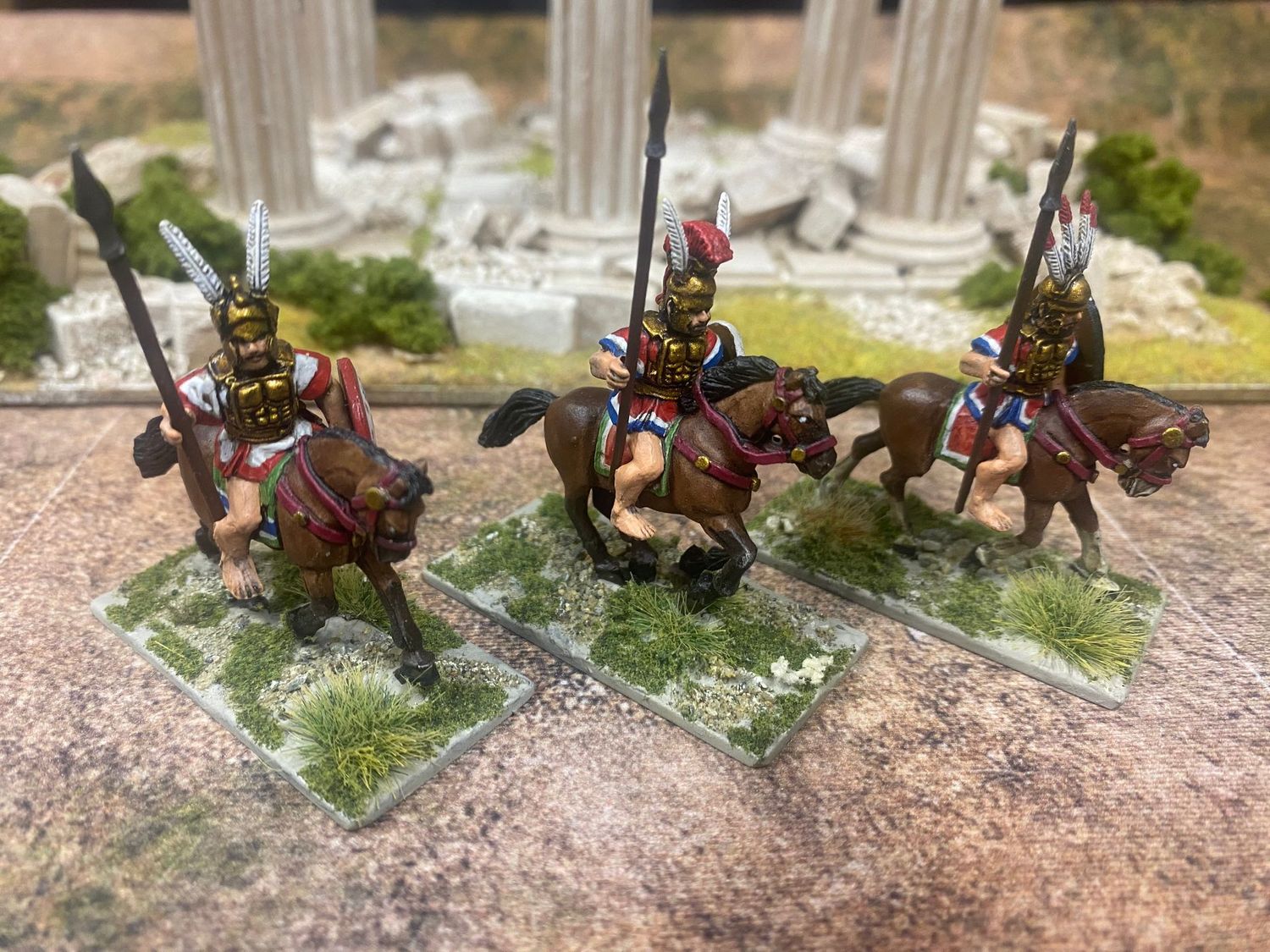 SAM22 Samnite cavalry with spear upright
