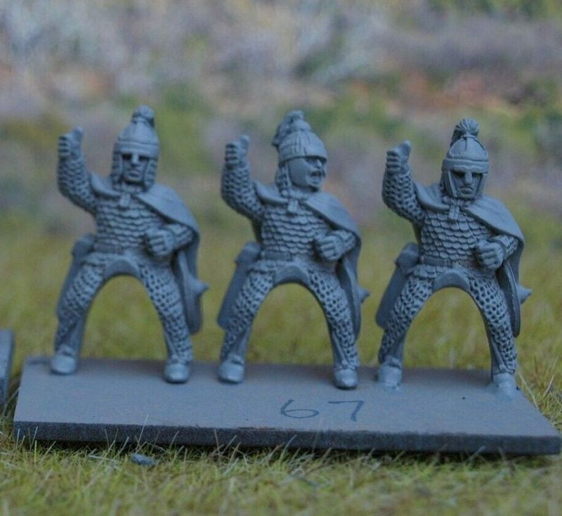 BYZ67 Byzantine cavalry (Boukellaroi?) in cloaks 2