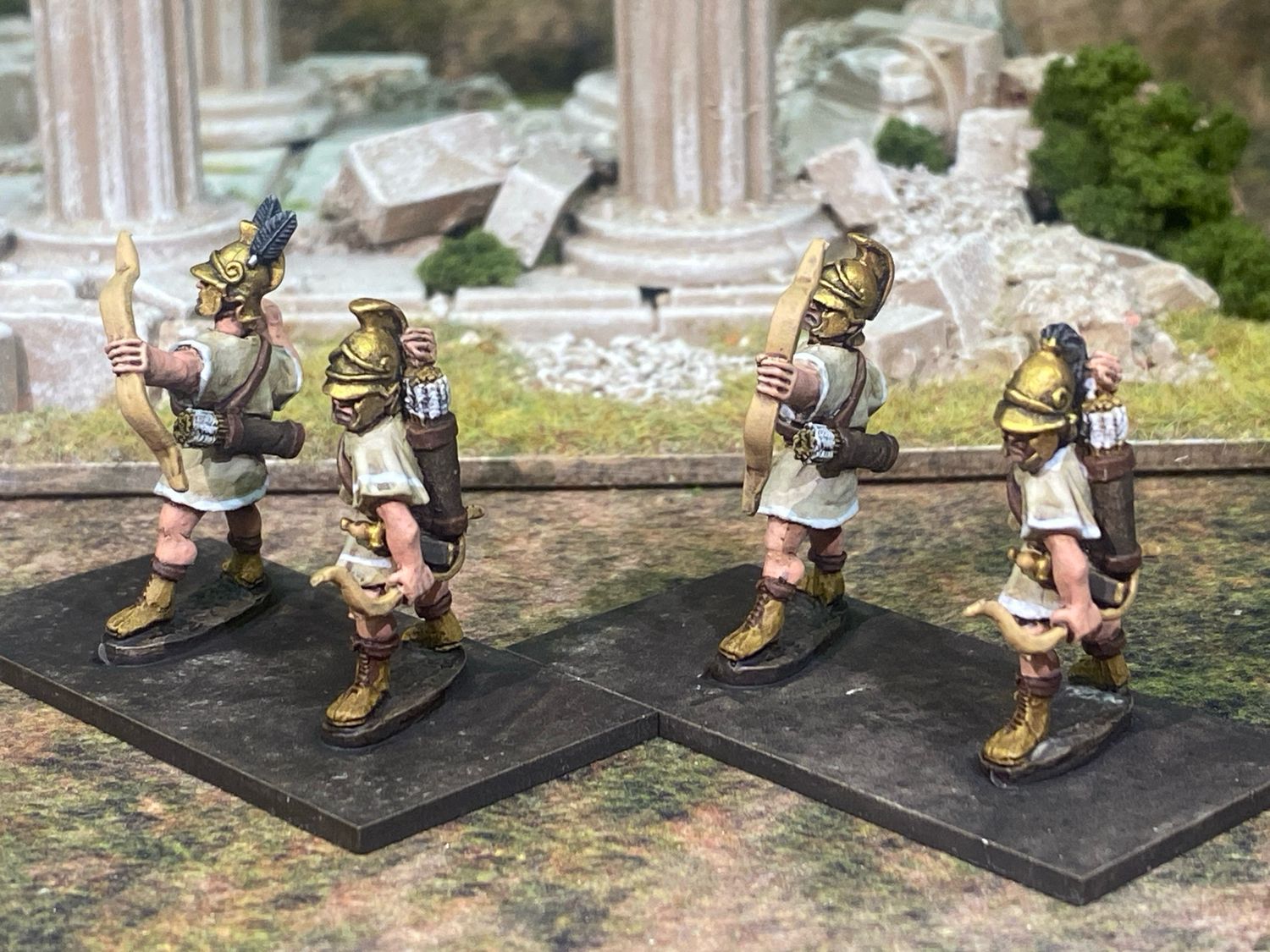 SK03 Archers in helmets