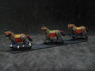SASSH10 Sassanid-fully armoured horses