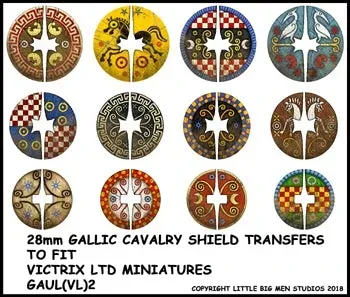 GAUL(VL)2 Gallic Cavalry Shield Transfers 2