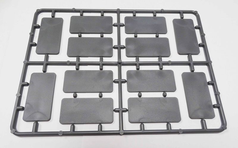 Plastic Cavalry Bases Set 7 25mm x 50mm (4 sprues)