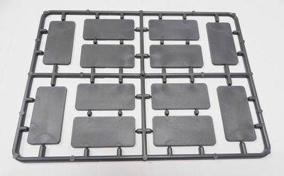Plastic Cavalry Bases Set 7 25mm x 50mm (4 sprues)