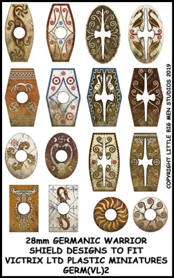 GERM(VL)2 Germanic Warriors Shield Designs GERM 2