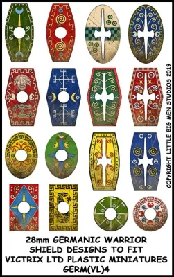 GERM(VL)4 Germanic Warriors Shield Designs GERM 4