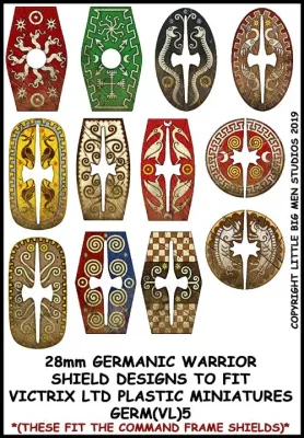 GERM(VL)5 Germanic Warriors Shield Designs GERM 5