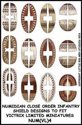 NUM(VL)4 Numidian Infantry Shield Designs 4