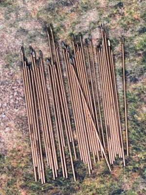 NS101b 50mm wire spears With Spearhead x 40 (0.7mm dia)