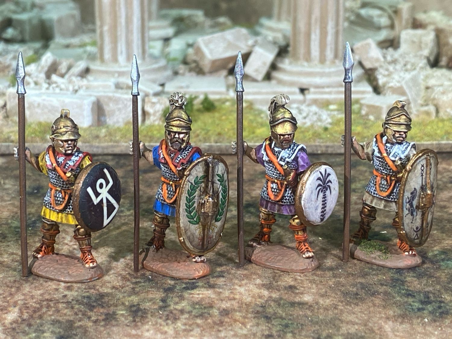 CAR01 Carthaginian Veteran Spearmen standing