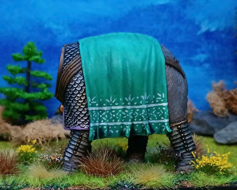 EL04 Armoured Indian Elephant body 2
