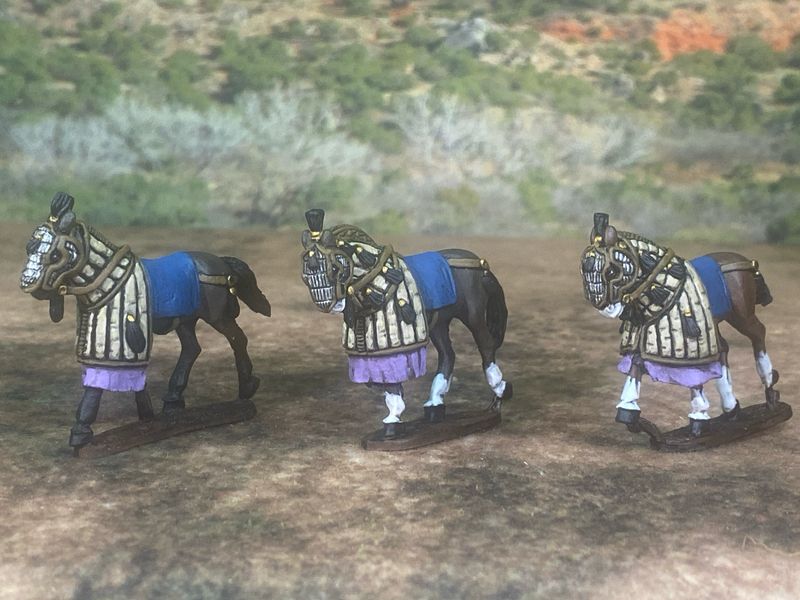 H4 Padded Half-armoured Horses