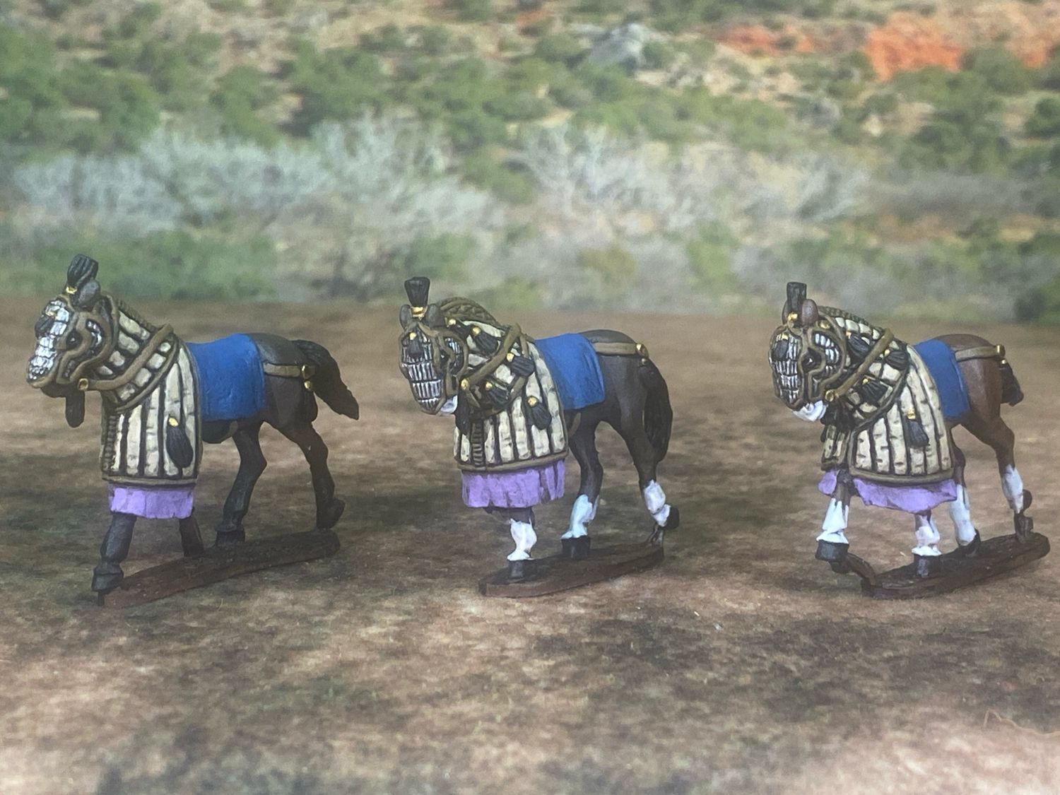 H4 Padded Half-armoured Horses
