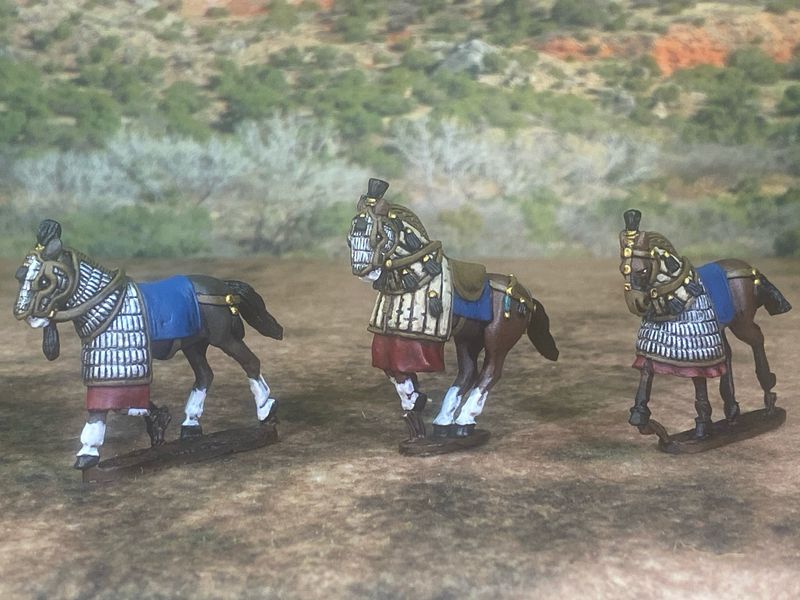 H7 Half-Armoured Command horses Lamellar and padded