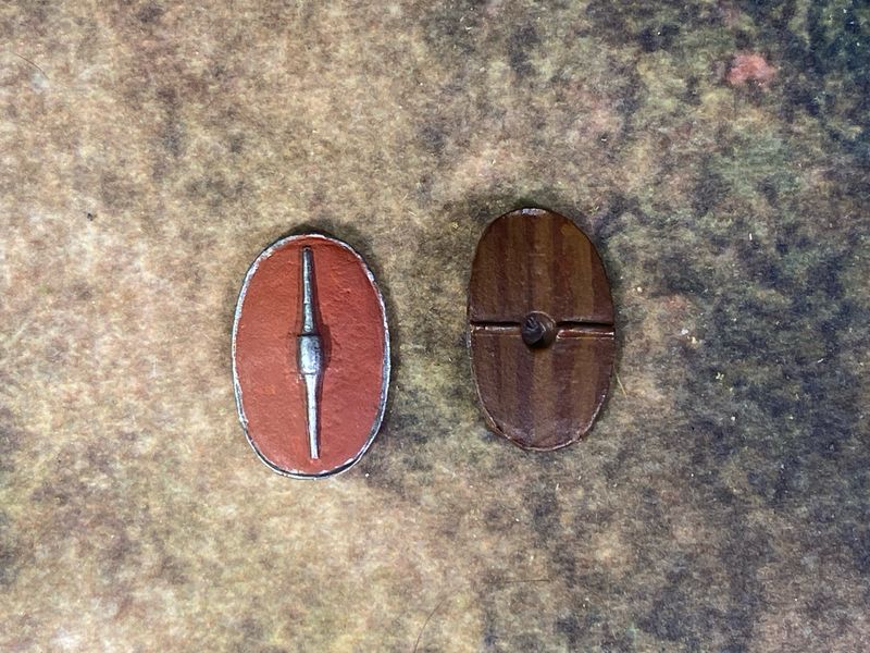 AVS17  oval scutum  Praetorian shield