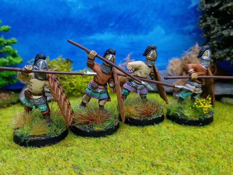 SASS34 Advancing Armoured Sassanid Infantry