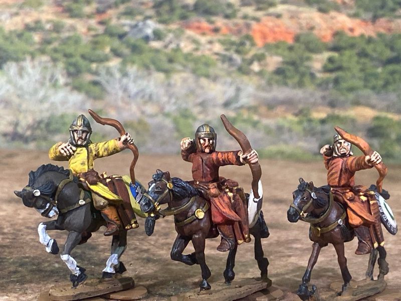 ST14 Light Horse archers in Roman helmets