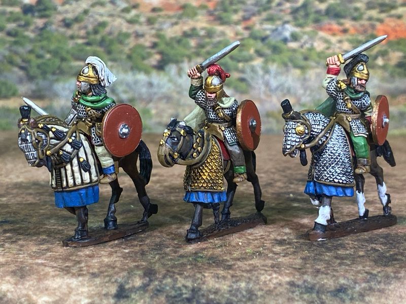 GOT02 Goth Armoured Cavalry with swords